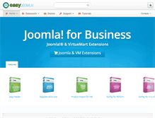 Tablet Screenshot of easyjoomla.org